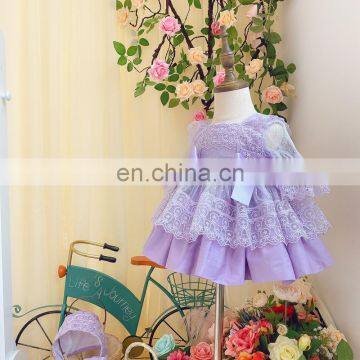 Baby girl clothes Spanish Dress Sleeveless Print Stitching Princess Dress for Girls Birthday Party Vestidos