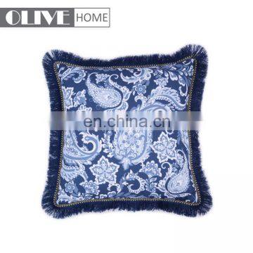 Wholesale Waterproof Custom Digital Printing Woven Macrame Outdoor Cushion Pillow photo-3