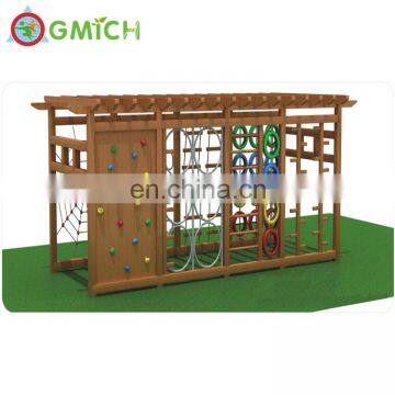 China Supplier Wooden Series Children Outdoor Playground Equipment Play Set photo-4