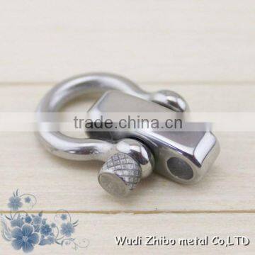 Professional Small Stainless Steel Shackles Paracord Bracelet Shackle Factory/Supplier In China