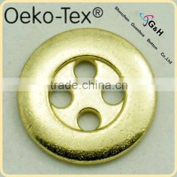 15mm gold color alloy button