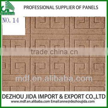 2014 new designed embossed mdf wall panels