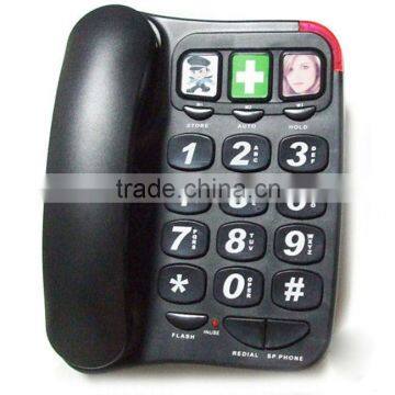 landline big button phones for seniors with pictures