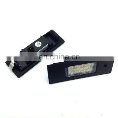Carest 2PCS Error Free White 12V 24SMD Led License Plate Light Fit for BMW 1 Series E87N E85 Z4 E86 6 Series E63 E64 Car Styling