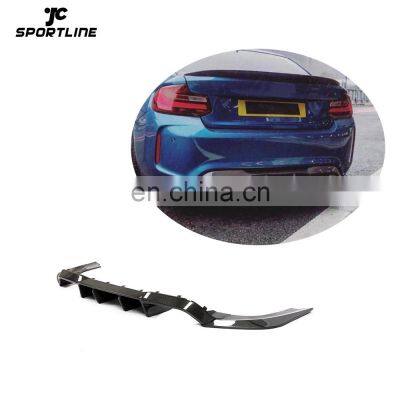 JCSportline Carbon Fiber F87 M2 M2C Rear Diffuser for BMW F87 M2 | M2 COMPETITION Coupe 2-Door