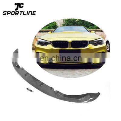 Carbon Fiber Auto Car Front Bumper Lip for BMW F82 M4 2D F80 M3 4D 2015