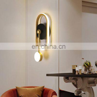 Modern Minimalist Creative Design Bedside Led Wall Lamps for Decoration