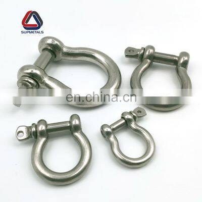 Stainless steel European type Bow shackle,Scerw Pin Bow Shackle