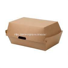 Paper clamshell containers sustainable packaging lunch box food paper clamshell boxes