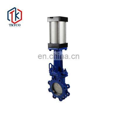 Tyco Valve Ductile Iron Carbon Steel Stainless Steel Lug Type Pneumatic Knife Gate Valves photo-3