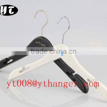 Flat Wooden Hangers for Costom Logo and Pants Hanger photo-4