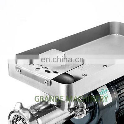GRANDE Commercial 110V/220V Stainless Steel Meat Mincing Grinding Machine Multifunctional for Many Materials Sausage Filling