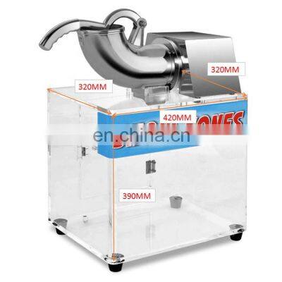 Commercial Electric Ice Shaver Crusher Snow Cone Making Machine Stainless Steel Shaved Ice Machine With Fining Crushing Effect photo-3