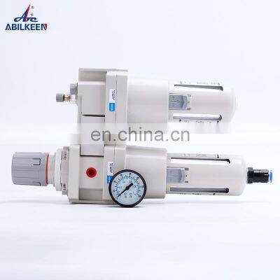 AC Series Automatic Drain Pneumatic FRL Units AC5010-10D G Type Air Source Treatment Air Filter Regulator And Lubricator