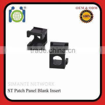 Fast Delivery ST connector Blank Panel for Faceplate Patch Panel