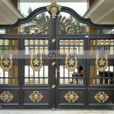 Beauty Design Auto Electric Wrought Iron Gate Decor Front Door Security Gate