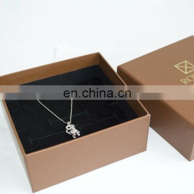 wholesale logo printed paper packaging jewelry box