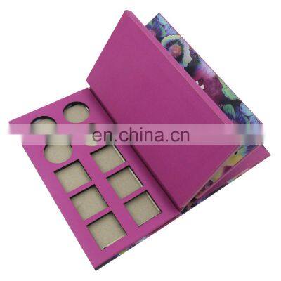 Creative Wholesale Empty Palette Case With Logo Cardboard Professional Cute Blank Personalized Custom Label Palette Eyeshadow