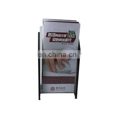 Single Pocket Clear a5 Leaflet Organizer Custom Acrylic Brochure Holder photo-3