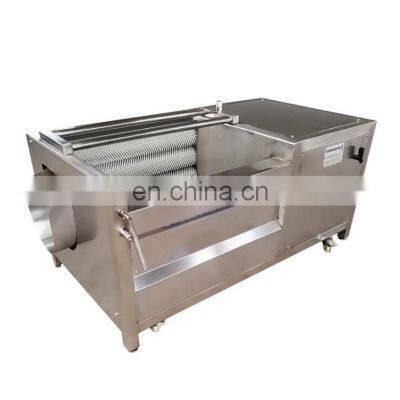 Automatic potato ginger washing peeler machine / ginger peeling cleaning machine