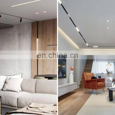 HUAYI Fashion Simple Design Shop Magnetic Rail Installation 10w 20w 30w 40w 16w LED Track Light photo-2