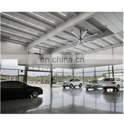 High Quality Prefabricated Steel Structure Glass 4s Car Shop Showroom