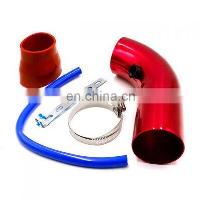 76mm Short Ram Aluminum Car Air Intake Pipe For Air Filter , 3inch Racing Universal Cold Air Intake Pipe