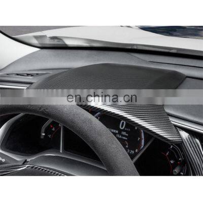 AOSU Steering Wheel Center Console Instrument Panel Cover Sticker Dashboard Trim Frame Cover For Honda Civic 10th Gen