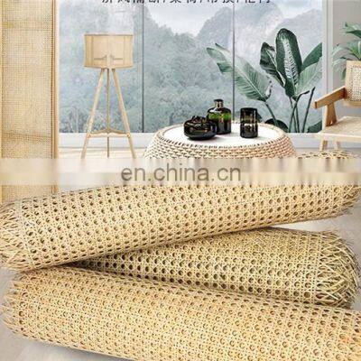 High Quality Wholesale Wicker Radio/Square Rattan Cane Webbing Raw Material Cane Rattan Webbing Roll photo-4
