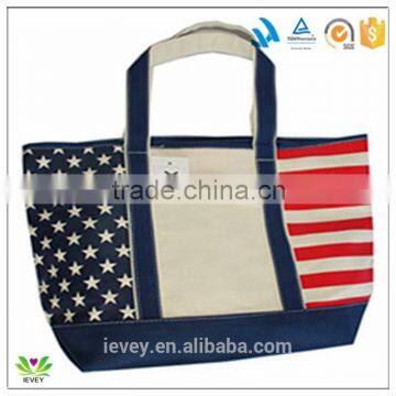 Tourism Souvenir Printed Coloured Popular Eco Lady Cotton Canvas Bag photo-2