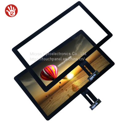 Multi Touch Foil 20 Points USB Port Shapp IC Solution 32inch Capacitive Touch Screen Panel for Digital Signage LCD Advertising