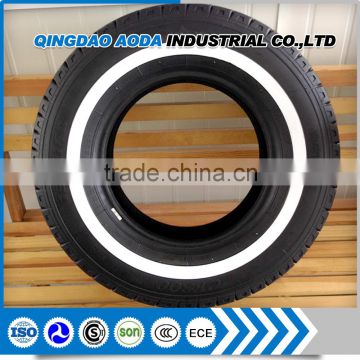 China supplier new car tire white side wall tyre Wsw Passenger Car Tyres 185R15C