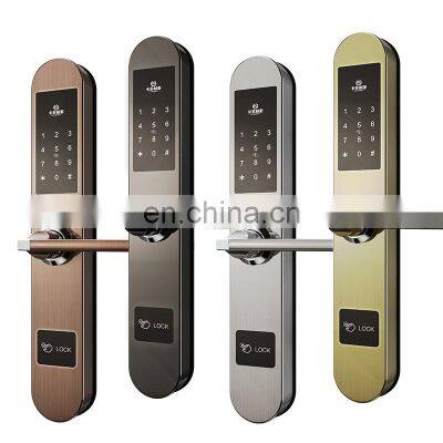 Waterproof Stainless Steel Sliding Glass Rfid Smart Electronic Door Lock photo-5