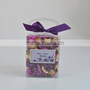 Potpourri sachet and scented dried flowers