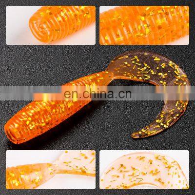 JOHNCOO Rubber Fishing Lure 50mm 1.3g Custom Fishing Lures Saltwater Webass Fishing Lure