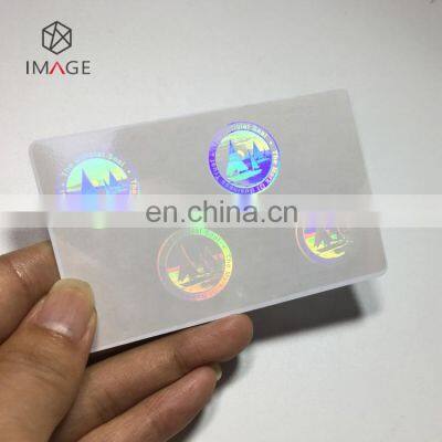 Clear Self Adhesive Holographic Overlay for ID Card, Easy to Apply and Strong Hold photo-2