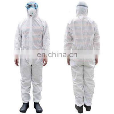 Manufacture Ppe Microporous Coverall Disposable Isolation Coveralls Men's Coverall Protective photo-3