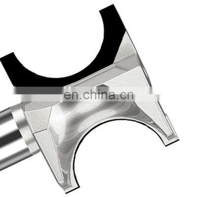 LIVTER Woodworking Tools Diamond Regular Half Round Cutter Solid Wood Round Bar R Arc Chamfering Round Edging Milling Cutter photo-3