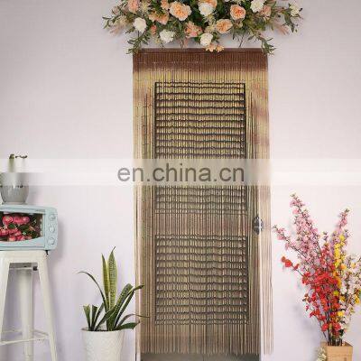 Best Seller Doorway Bamboo Beaded Door Curtain Cheap beaded painted door curtain Wholesale