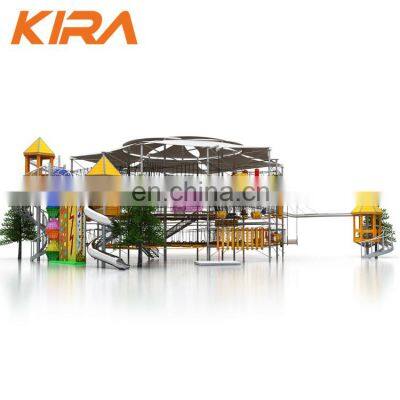 Rope Adventure Course High Altitude Ropes Course Challenge for Outdoor Playground photo-5