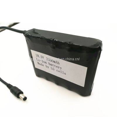 18.5V 18V 3350mAH Battery Pack LG FIL 18650 Lithium li Ion Cell for Camera photo-2