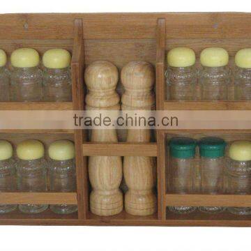 Bamboo spice shelf