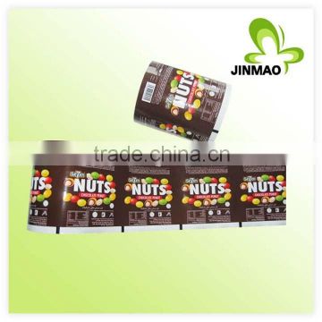 Food grade roll film bags for chocolate