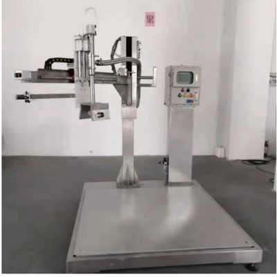 200L Ton Barrel Common Rocker Arm Chemical Liquid Water Automatic Can Filling Sealing Explosion-Proof Anti-Corrosion Packing Machinery Machine photo-5