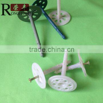 Exterior Wall Insulation Fastener With Steel Nails