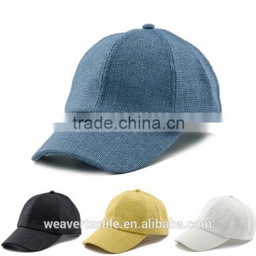 Fashion Custom Hemp Baseball Cap for Summer