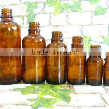 20ml,30ml,50ml,100ml amber glass essential oil bottles with dropper