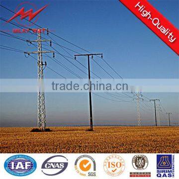 steel utility pole for electrical projects