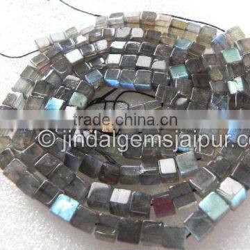 Wholesale In Bulk Labradorite Smooth Cube Beads