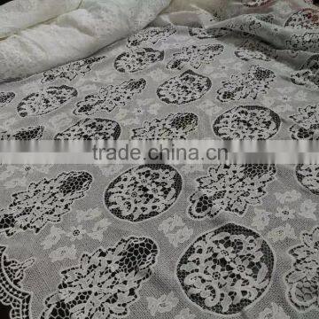 Wholesale New Lace Dress Design Polyester Lace Chemical Lace Fabric photo-5